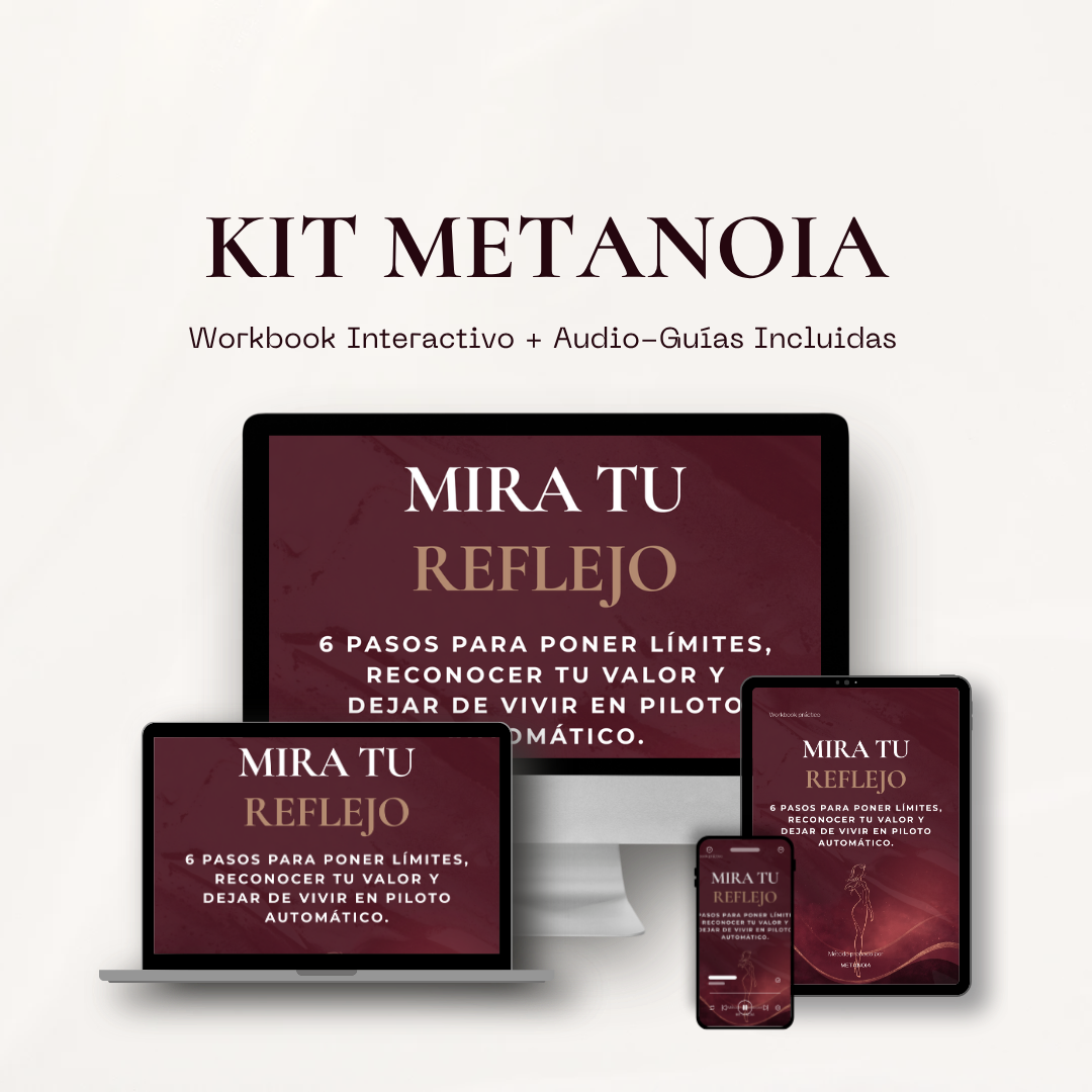 Mira Tu Reflejo — mockup del Kit de Reconexión Femenina — Metanoia