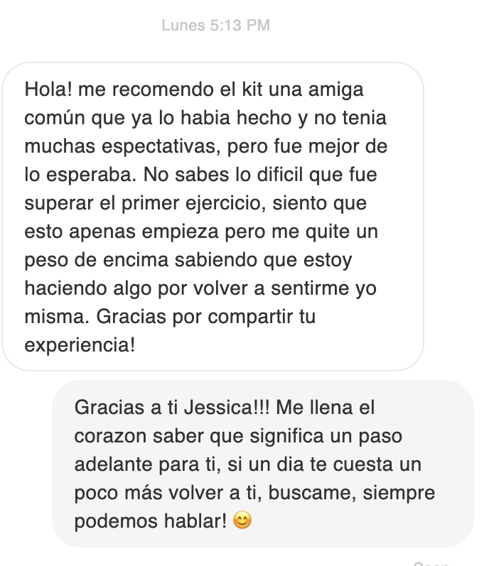 Testimonio real de una clienta de Mira Tu Reflejo