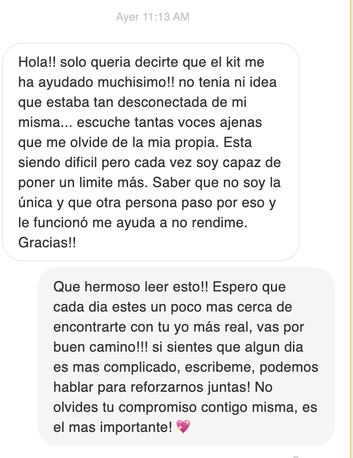 Testimonio real de una clienta de Mira Tu Reflejo